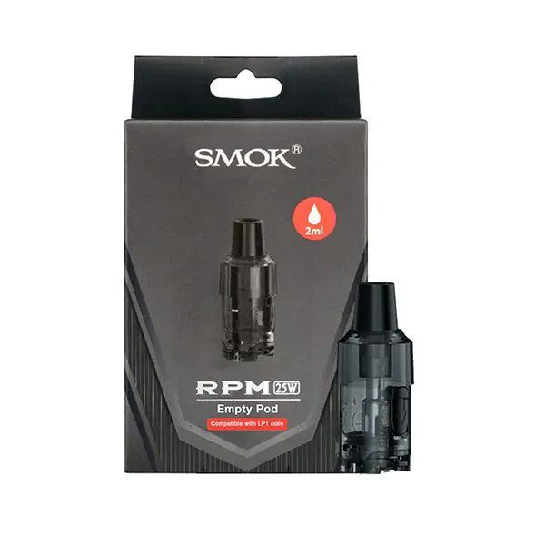 Smok RPM 25W Replacement Empty Pods (3 Pcs Per Pack)