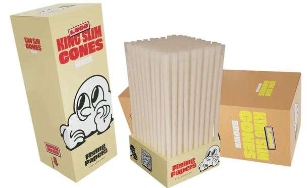 FLYING PAPERS King Pre-rolled Cones (1000 Cones/Box)