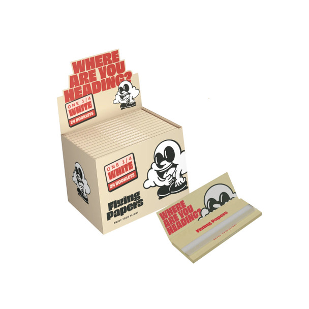 FLYING PAPER ROLLING PAPER 1 1/4 SIZE 24 BOOKLET/BOX