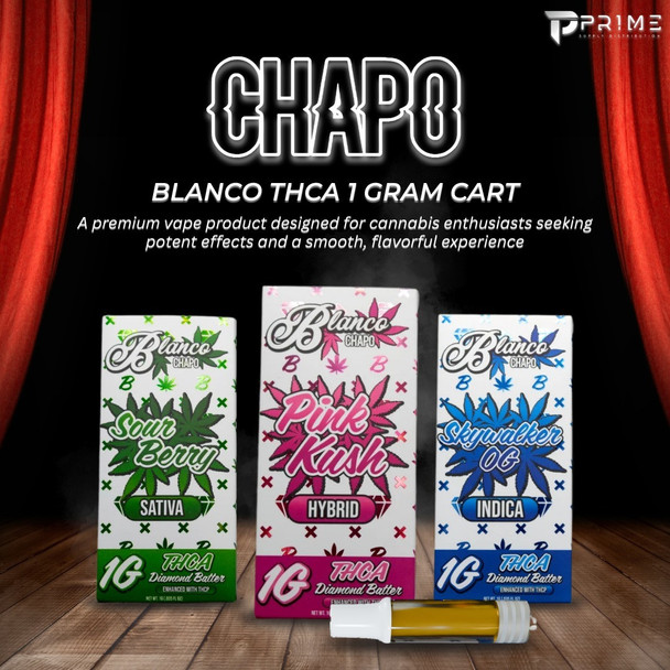 Chapo Blanco THCA Cart Diamond Batter 1G