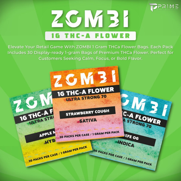 Zombi THC-A Flower 1G