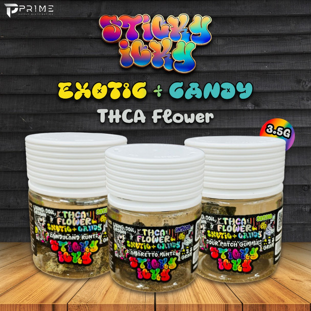 Sticky Icky Exotic Plus Candy THCA Flower 3.5G
