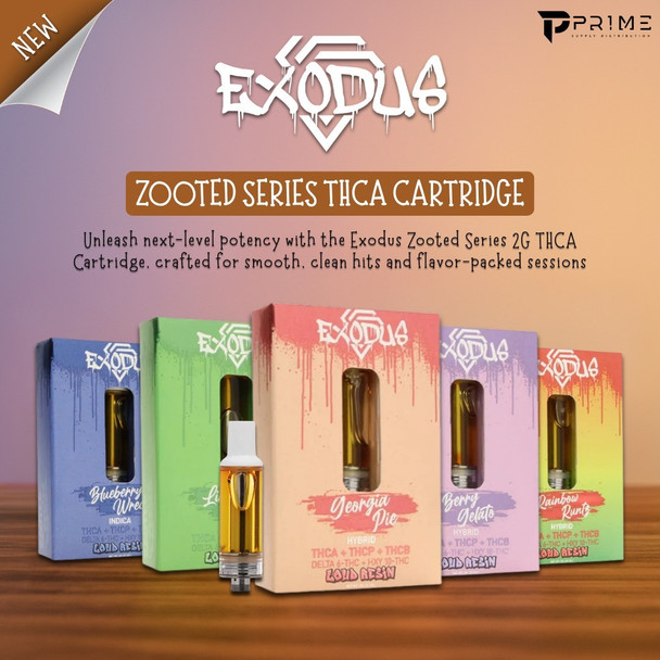 Exodus Zooted Series THCA Cartridge 2G