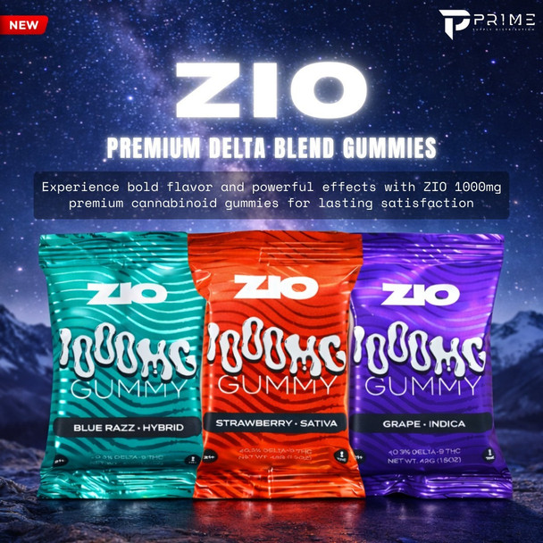 ZIO THC Gummies Premium Blend 1000MG