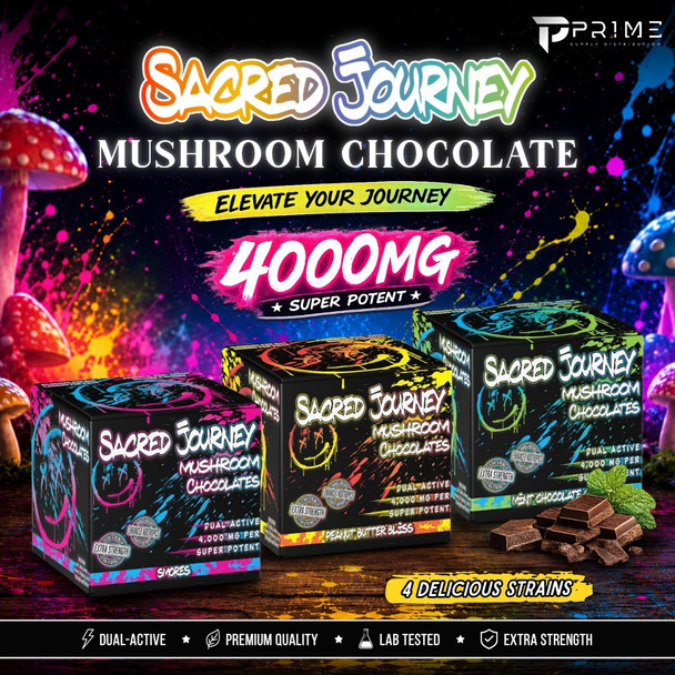 Sacred Journey Mushroom Chocolate 4000MG