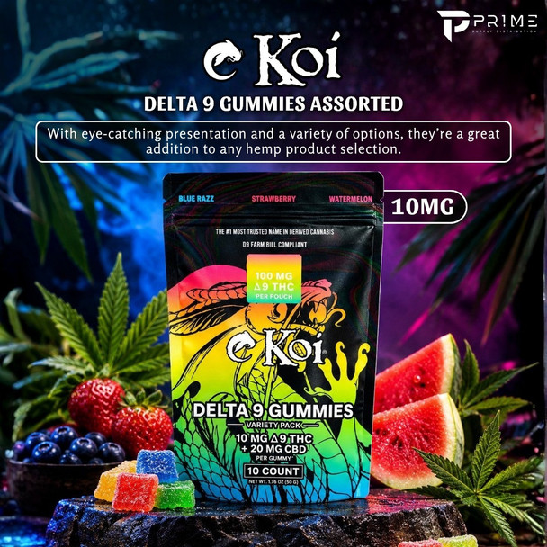 Koi Delta 9 Gummies Assorted 10MG