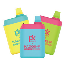 "Experience an extraordinary range of flavors with the POD KING x KADO BAR PK5000 Disposable. Each flavor offers a unique and satisfying vaping experience. From the fruity fusion of Berries Banana to the icy allure of Black Ice, this collection has it all. Indulge in a world of flavor with options like Blue Razz Fcuking Fab, Strawberry Kiwi Berry, and more. With a 14ml pre-filled e-liquid capacity, 5% nicotine strength, and a staggering puff count of 5000+, satisfaction is guaranteed. Get ready to elevate your vaping journey with this exceptional device that combines power, style, and flavor, all in a compact package. Order your pack of 5 now and embark on a vaping adventure like no other."