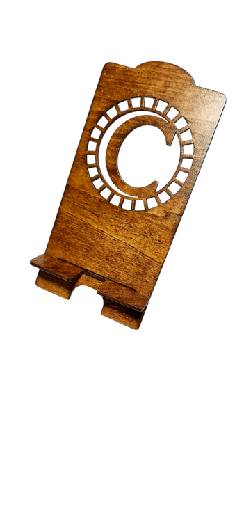 This Cell Phone Charging Stand Comes with Your Monogram Laser Engraved ( This Product can be personalized under Monogram