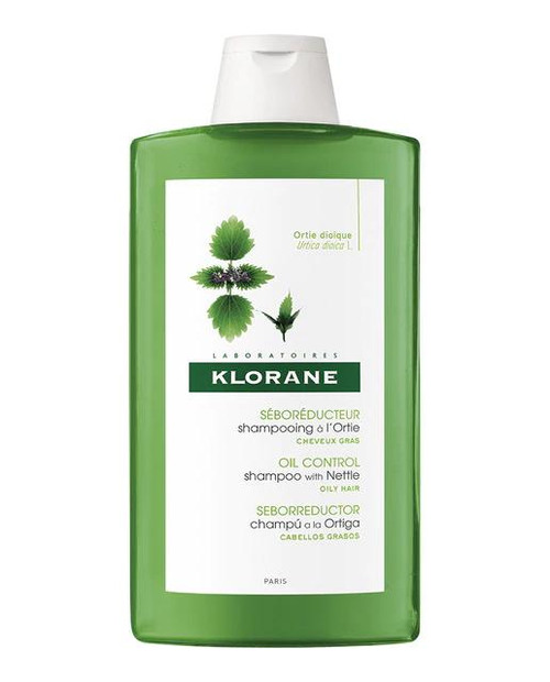 KLORANE. CHAMPÚ DE ORTIGA. Frasco 400 ml.