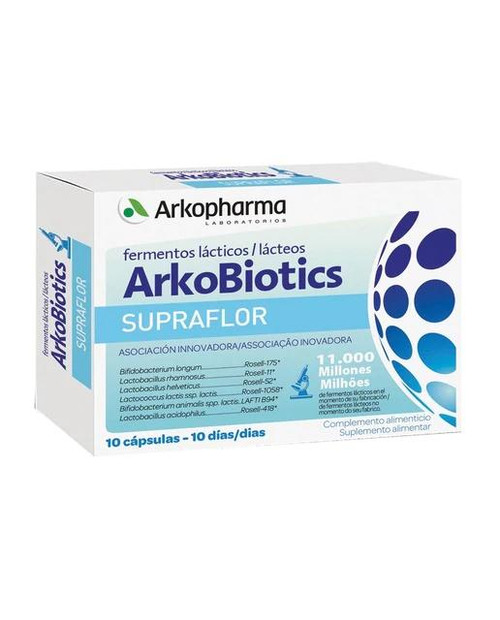 10 Cápsulas Supraflor Arkobiotics Arkopharma 10 Cápsulas Supraflor Arkobiotics Arkopharma