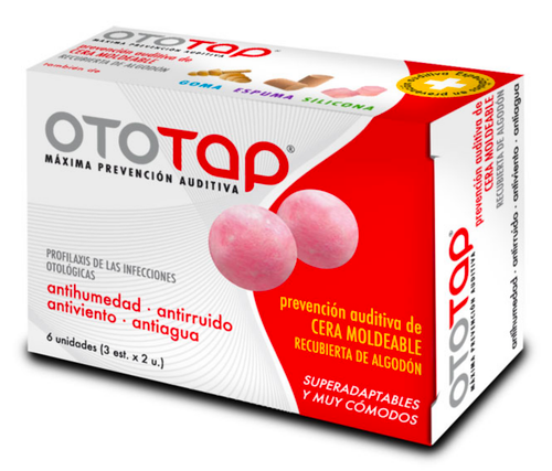 OTOTAP Cera moldeable recubierta de algodón 6 Unidades