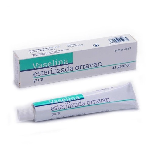 VASELINA ESTERILIZADA PURA ORRAVAN POMADA , 1 tubo de 32 g VASELINA ESTERILIZADA PURA ORRAVAN POMADA , 1 tubo de 32 g