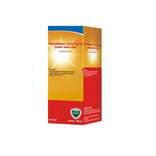 FORMULAEXPEC 13,33 mg/ml JARABE SABOR MIEL, 1 frasco de 180 ml FORMULAEXPEC 13,33 mg/ml JARABE SABOR MIEL, 1 frasco de 180 ml