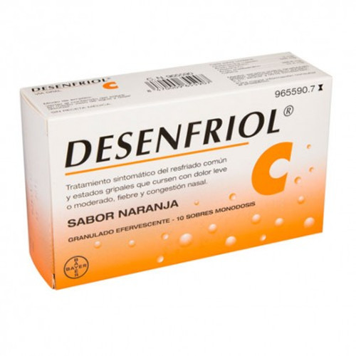 DESENFRIOL C GRANULADO EFERVESCENTE , 10 sobres