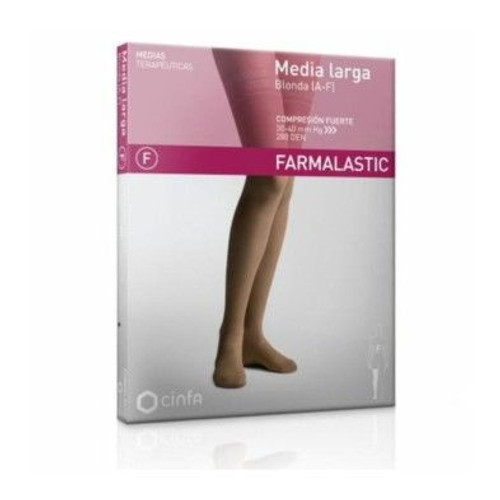 FARMALASTIC MEDIA LARGA COMPRESIÓN FUERTE TALLA GRANDE