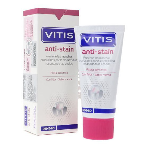 VITIS ANTISTAIN PASTA DENTIFRICA 1 ENVASE 50 ML SABOR MENTA