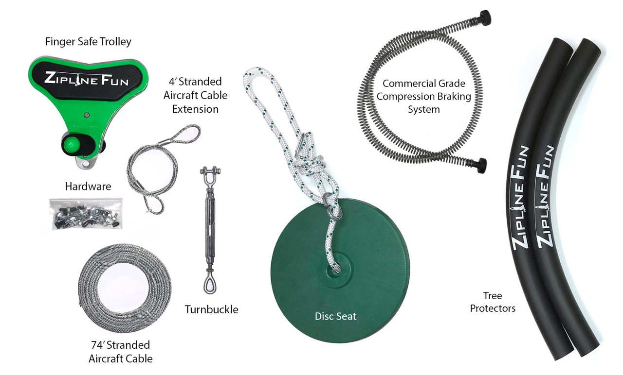 Total Z70 - 70' Zipline Bundle | Adventure Parks