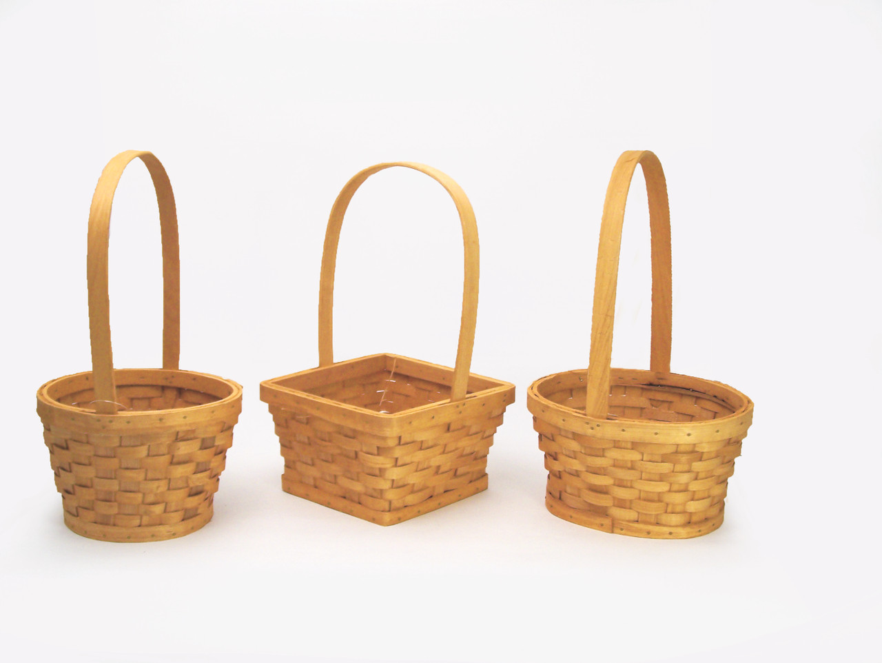 8in Long Woodchip Baskets (Assorted Shapes) - Jacobson