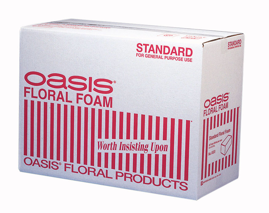 Standard Oasis Floral Foam (Box of 48) - Jacobson