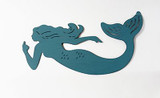 15in Long Hanging Distressed Metal Mermaid