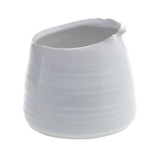 5.5in Wide Tegan Ceramic Pot - White