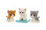 7in Tall Bean Bag Cats Plush (Assorted)
