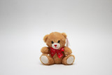 6in Sitting Bear Plush with Ribbon (Assorted)