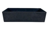 9.5in Long Rectangular Recycled Plastic Design Tray - Slate