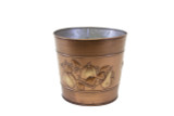 7.5in Wide Fall Abundance Tin Pot Cover