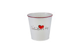 5in Happy Valentines Day Tin Pot Cover