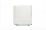 7.5in Lucille Cylinder Clear Glass Vase