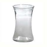 8in Tall Gathering Glass Vase - Clear