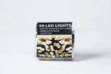 String Lights with Battery, 50 LED - Warm White