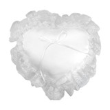 Satin Puffy Heart Pillow