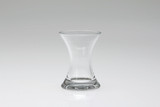 4in Tall X-Shape Clear Glass Vase