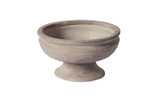 12.25in Wide Winnie Ceramic Compote Vase