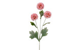 27in Scabiosa Seed Pod Spray x3 - Pink