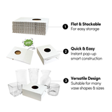 Pop Up Floral Delivery Box - White (Extra Large, 50pk)