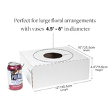 Pop Up Floral Delivery Box - White (Extra Large, 50pk)