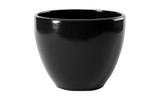 6.5in Wide Memphis Ceramic Pot - Black