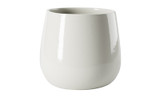 4.75in Wide Milan Ceramic Pot - Warm White