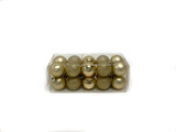 40mm Plastic Ornament Balls, Matte, Shiny & Glitter Mix - Gold (Set of 20)