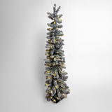 4.5ft Alpine Snow Sparkle Tree with 231 Tips and 200 LEDs