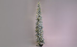 7.5ft Alpine Snow Sparkle Tree with 429 Tips and 350 LEDs