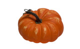 6.9in Wide Orange Pumpkin - Faux Fruit