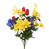 45in Tall Harlow Metal Pedestal Display Stand - Gold