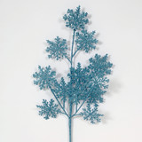 24in Glitter Snowflake Spray x4 - Blue