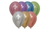 5in Chrome Latex Balloons - Pink, Lime, Blue, Violet, Rose Gold, Silver (100pk)