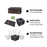 Pop Up Floral Delivery Box - Black (Medium, 50pk)