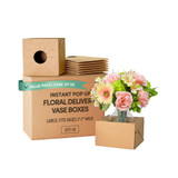 Pop Up Floral Delivery Box - Kraft (Large, 50pk)